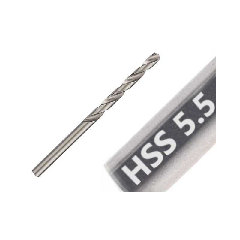 10x Wiertło HSS 5.5 do metalu