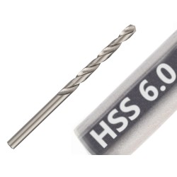 10x Wiertło HSS 6.0 do metalu