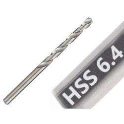 10x Wiertło HSS 6.4 do metalu