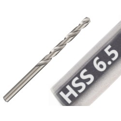 10x Wiertło HSS 6.5 do metalu