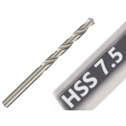 10x Wiertło HSS 7.5 do metalu