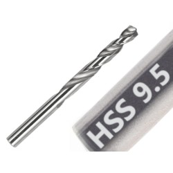 5x Wiertło HSS 9.5 do metalu