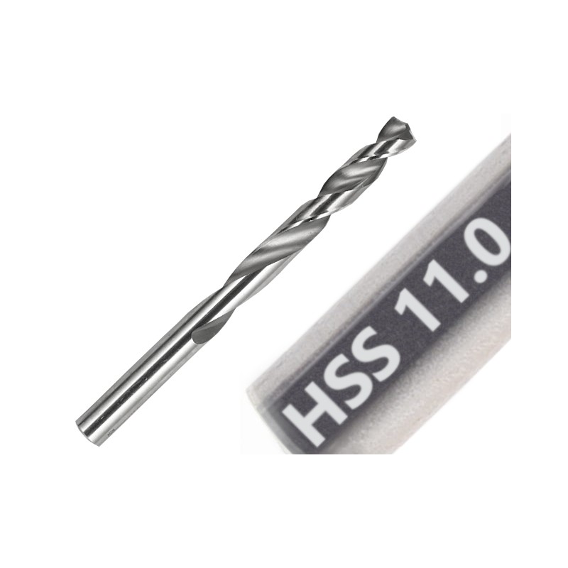 5x Wiertło HSS 11.0 do metalu