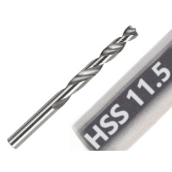 5x Wiertło HSS 11.5 do metalu