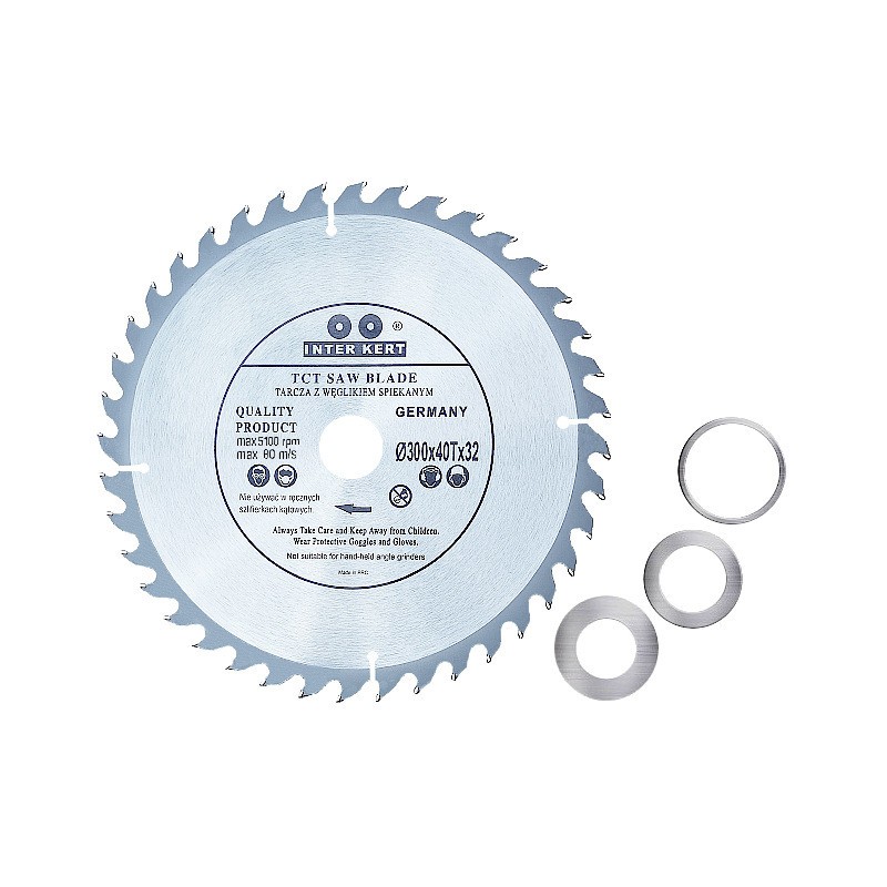 Inter-Kert 300x32x40T Tarcza widiowa piła do drewna z węglikiem spiekanym
