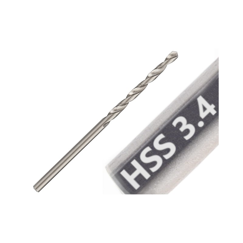 10x Wiertło HSS 3.4 do metalu