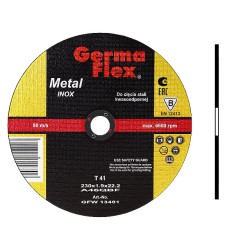 1x Germaflex Inox 230x1,9 Tarcza do cięcia metalu