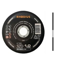 1x Rhodius XT80 125x1,0 Tarcza do cięcia metalu Basic