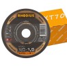1x Rhodius XT70 125x1,5 Niemiecka Tarcza do cięcia metalu