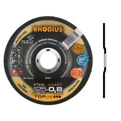 1x Rhodius XTK8 125x0,8 Niemiecka tarcza do cięcia metalu