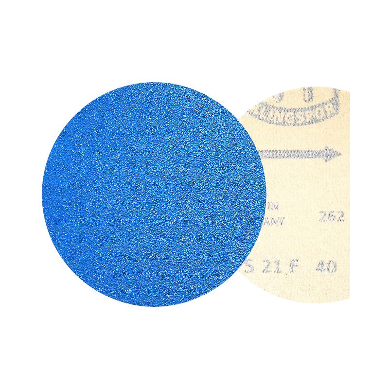 50x Krążki PS21 125mm P40 Papier ścierny na rzep KLINGSPOR