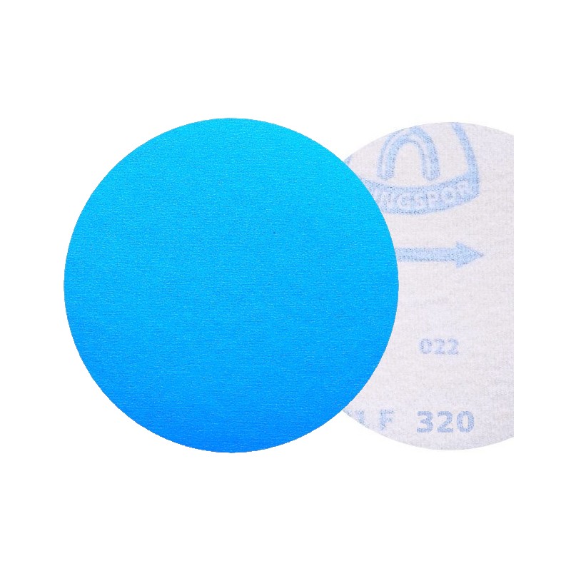 50x Krążki PS21 125mm P320 Papier ścierny na rzep KLINGSPOR