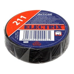 ELECTRIX 211 19mm x 20mb Taśma Izolacyjna Czarna Anticor